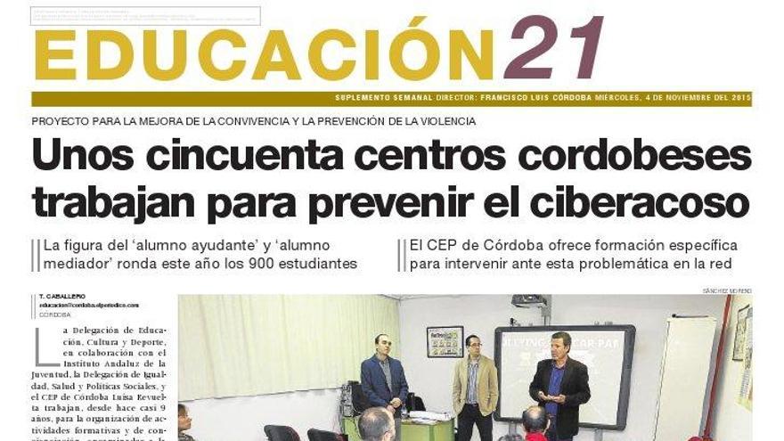 Unos cincuenta centros cordobeses trabajan para prevenir el ciberacoso