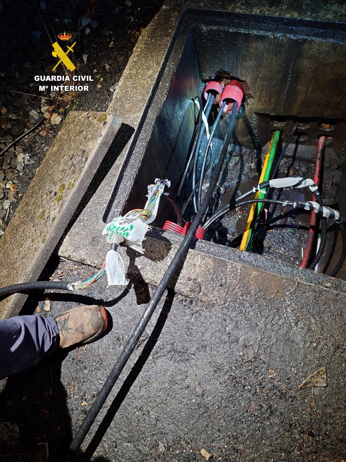 Uno de los puntos afectados.