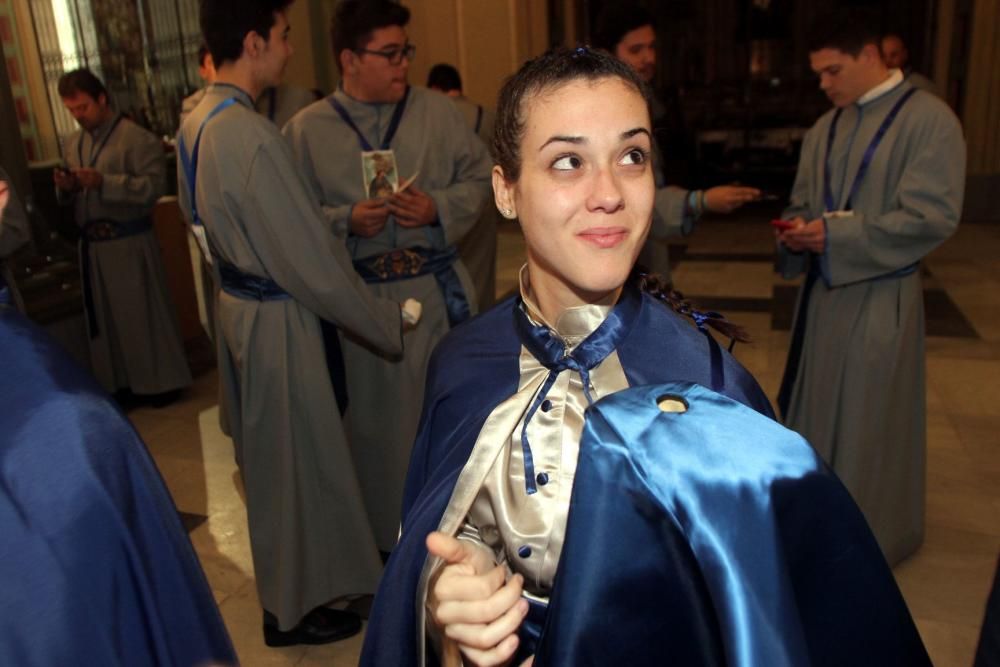 La lluvia obliga a suspender la procesión de la Piedad