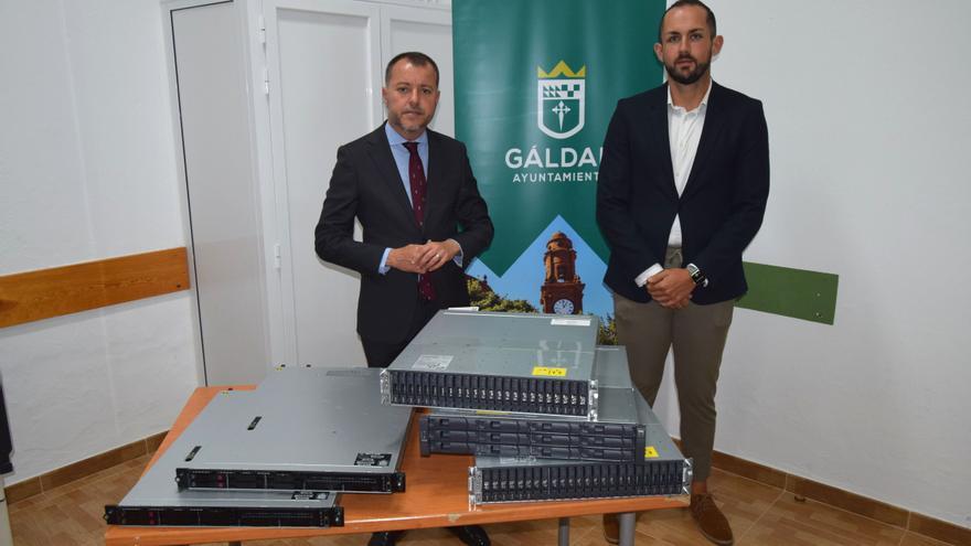 Gáldar adquiere equipamiento tecnológico con fondos Feder