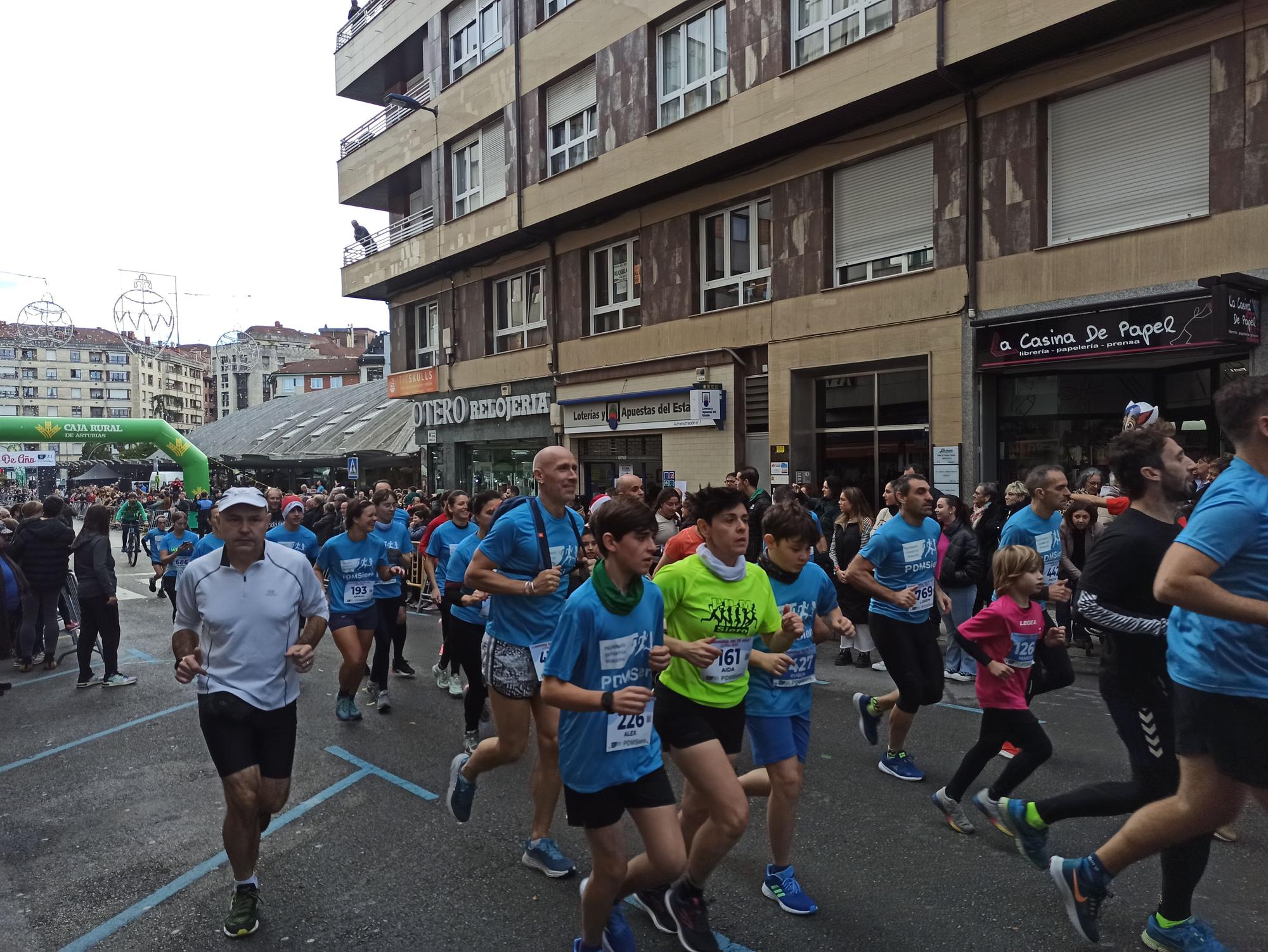 Casi 1.500 participantes disputan la carrera de Fin de Año de Pola de Siero