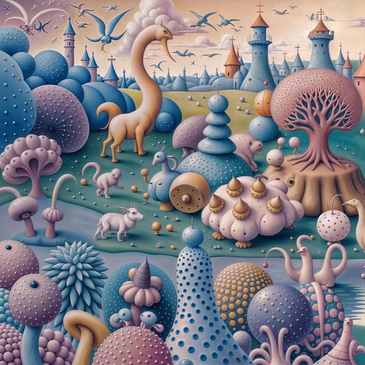 Otras de las imágenes que reinterpretan "El Jardín de las Delicias".