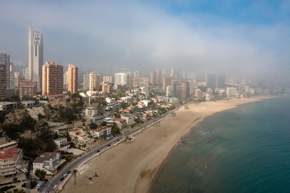 Niebla en Benidorm