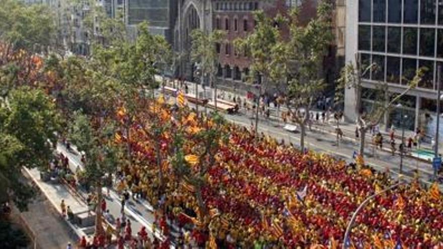 La manifestació de l&#039;Onze de Setembre de l&#039;any passat