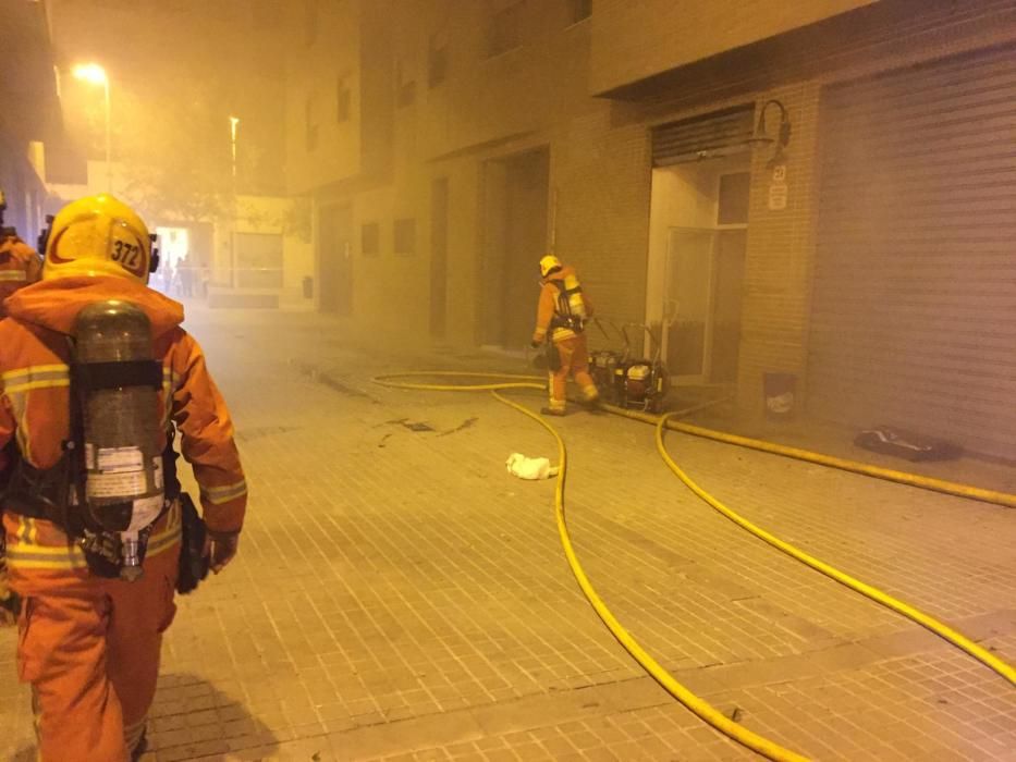 Arde un horno de Llíria