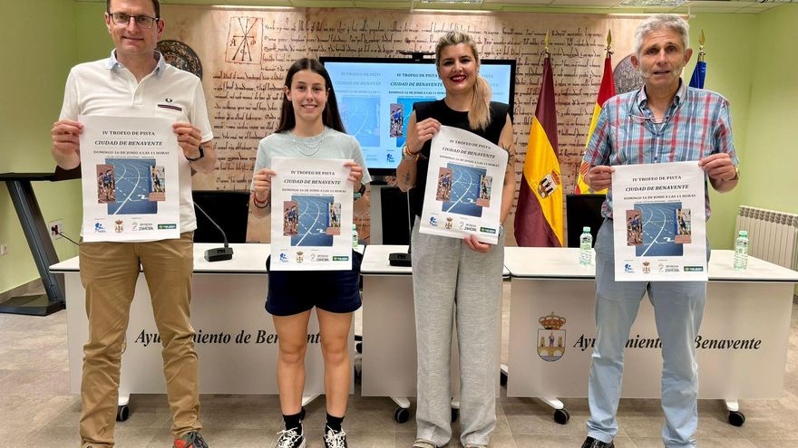 El Benavente Atletismo prepara su trofeo de pista