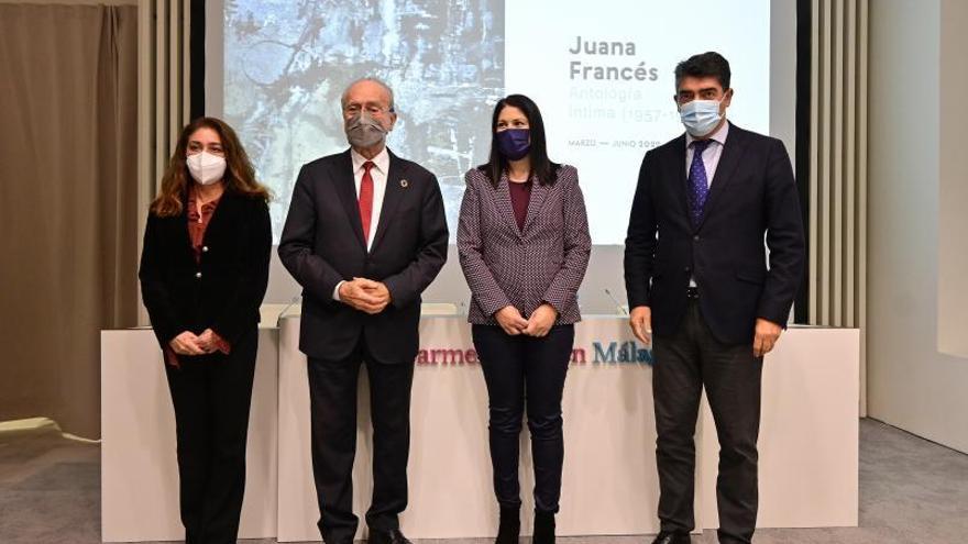 Responsables del Museo Thyssen, tras la presentación de la programación del 2022. | JORGE ZAPATA/EFE