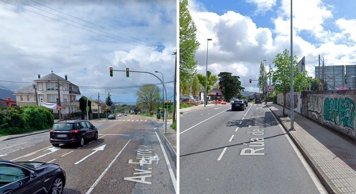 Creces de Avenida de Europa con San Paio y de Tomás Paredes con Castelao