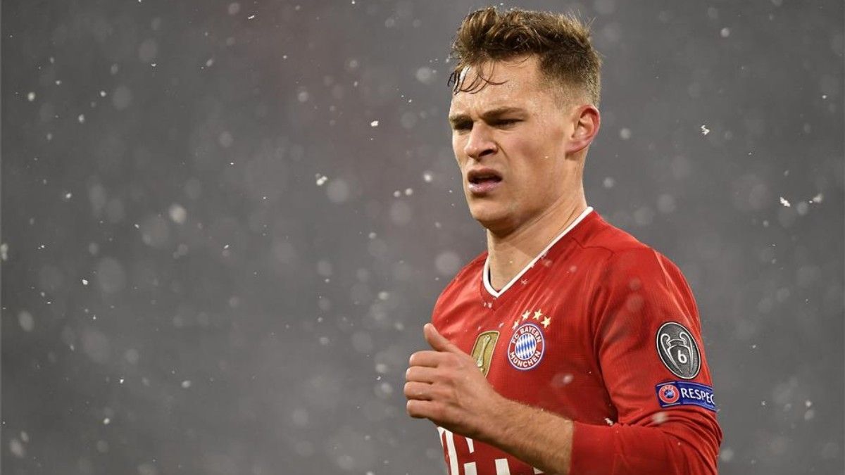 Kimmich, en el choque de la Champions ante el PSG