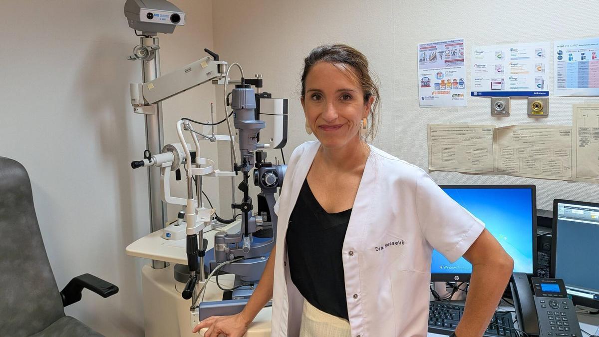 La oftalmóloga especialista en retina Ainhoa Rosselló, del hospital Son Llàtzer.