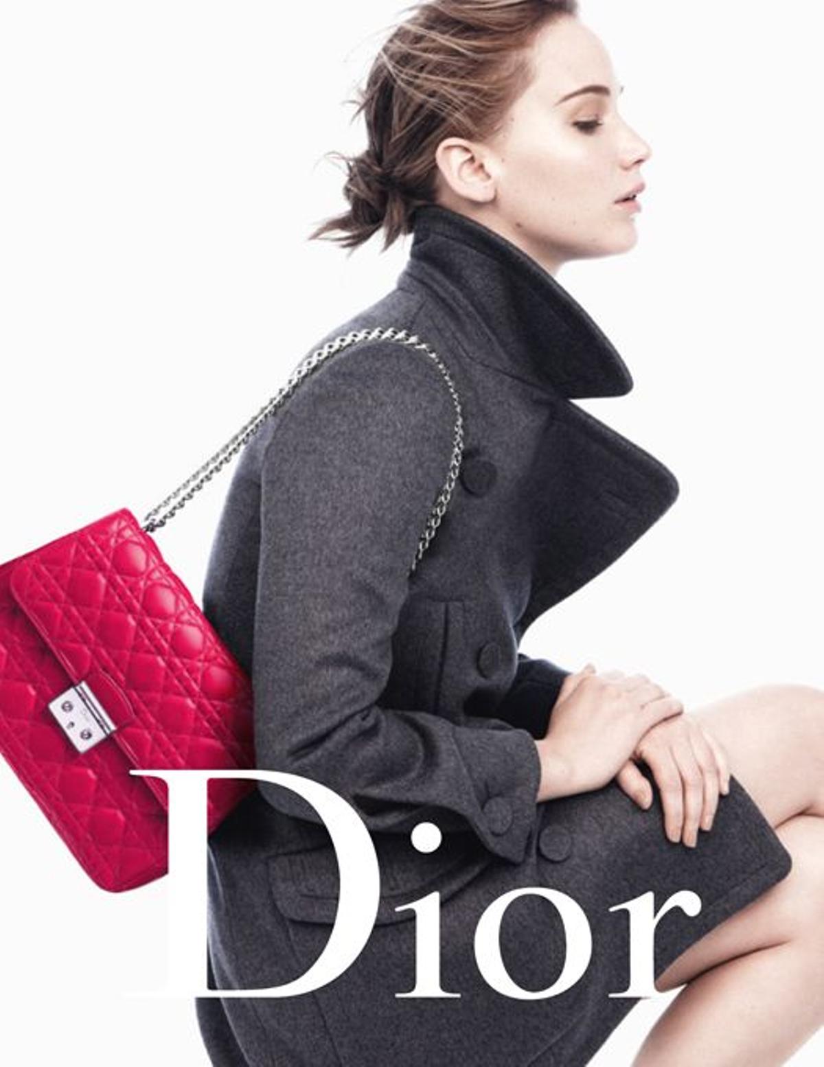 Jennifer Lawrence, Miss Dior, campaña, bolsos, publicidad, otoño-invierno, 2013-2014, actriz
