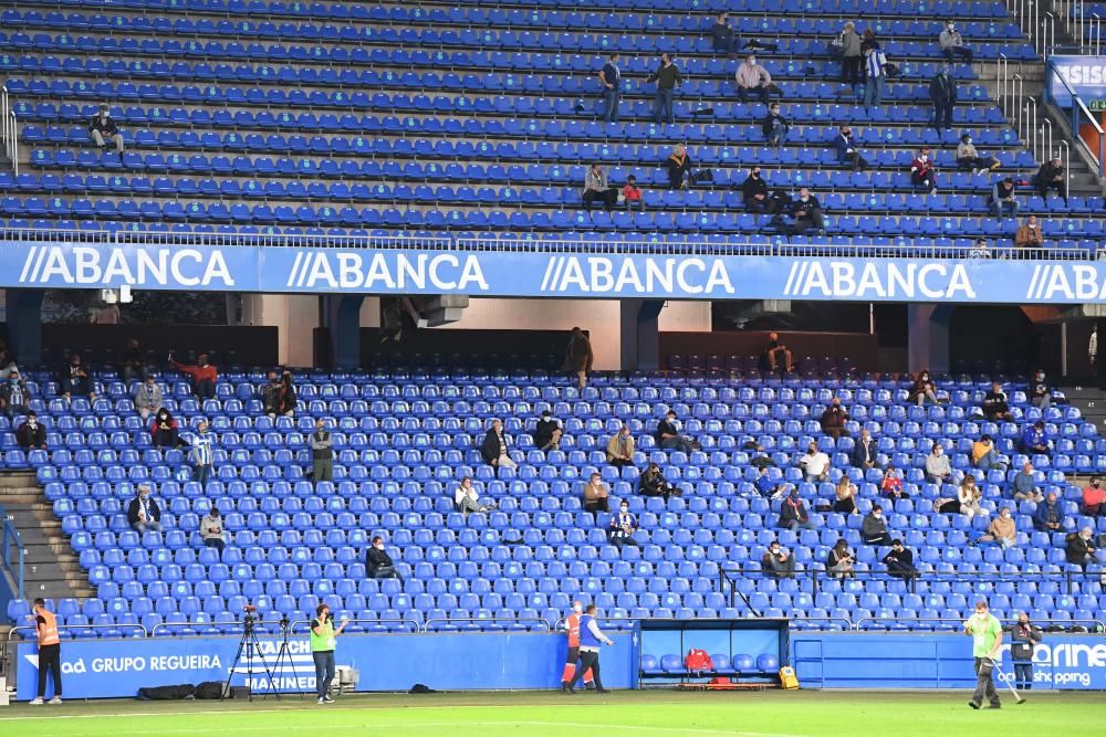 1º partido de la era Covid con público en Riazor