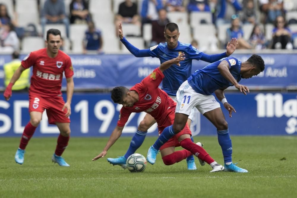 El partido del Oviedo ante el Numancia, en imágenes.