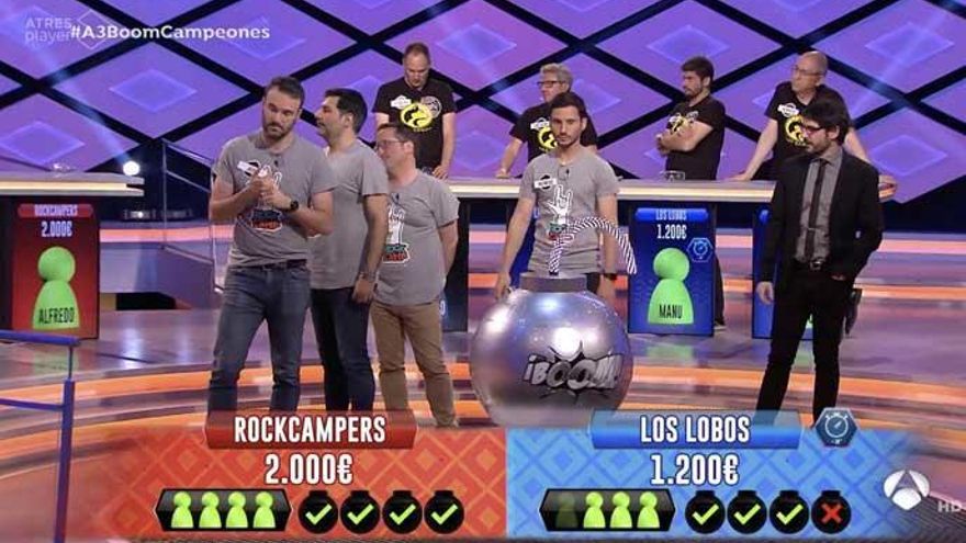 Los Lobos perden contra els Rockcampers a «Boom!»