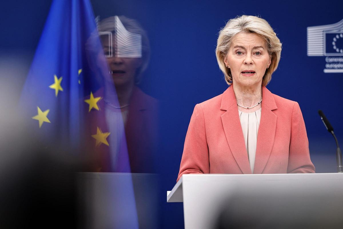 Ursula von der Leyen, presidenta de la Comisión Europea.