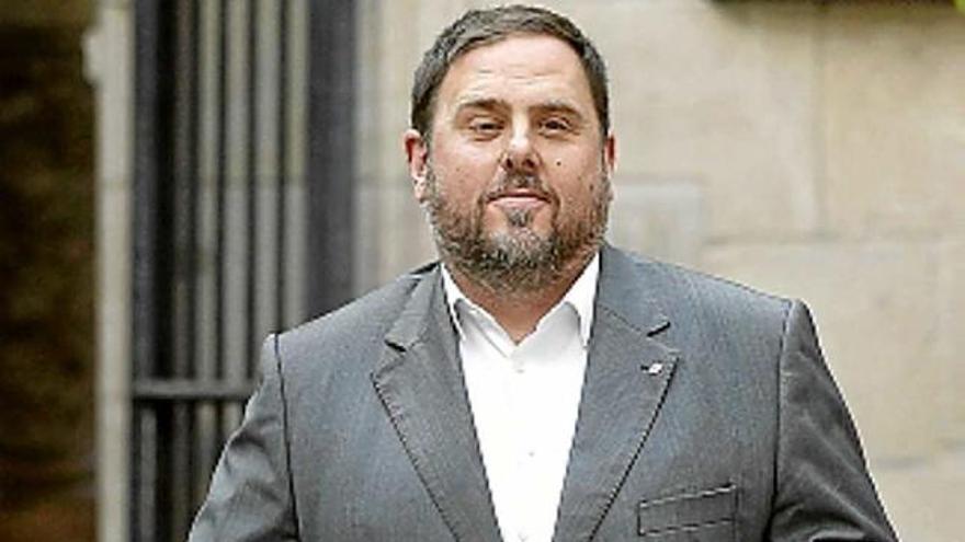 El vicepresident Oriol Junqueras