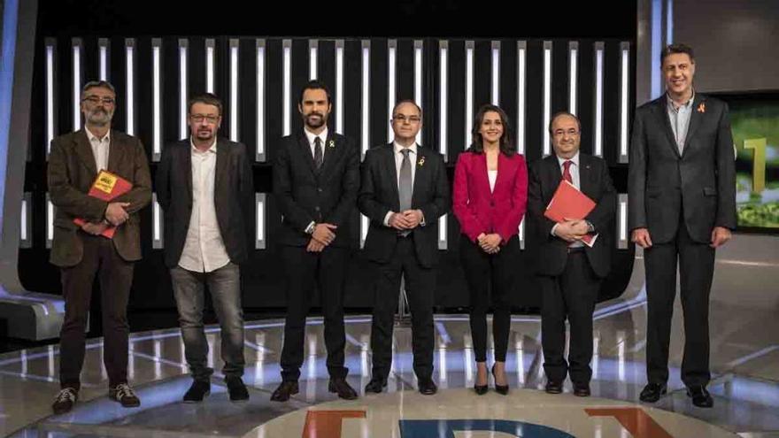 Los presos y el &quot;fracaso&quot; del &#039;procés&#039;, ejes del primer debate electoral