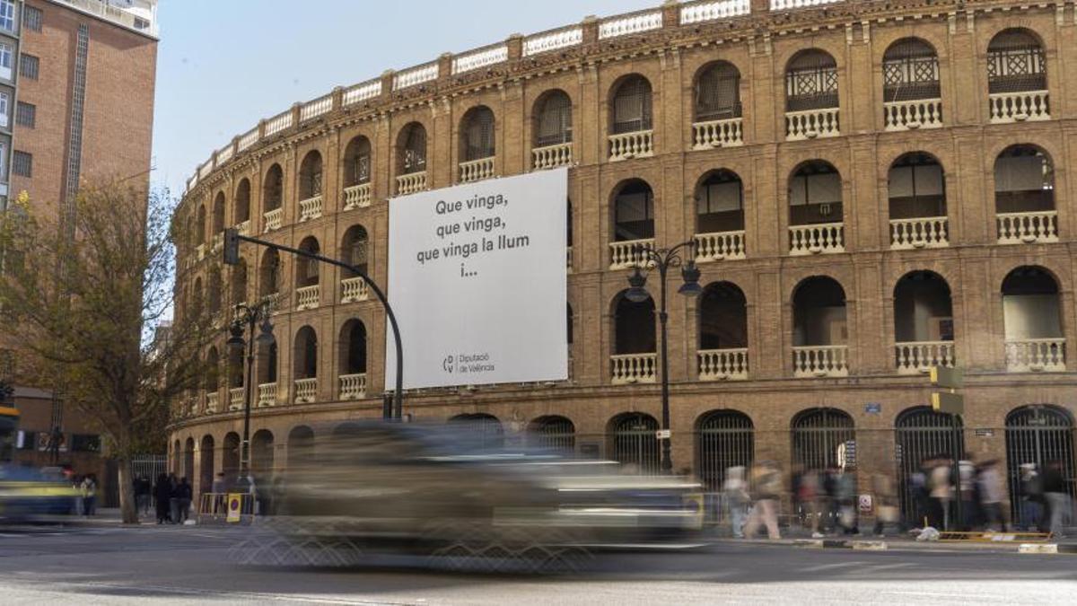 El cartel de la plaza de toros