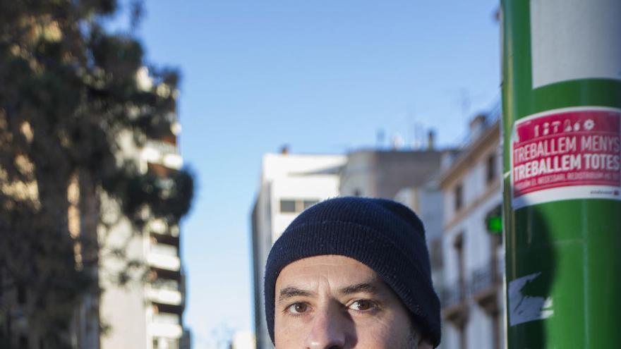 Antonio Ruiz, ayer en Castellón, tras la entrevista.