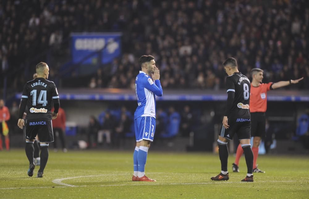 El Dépor cae ante el Celta en Riazor