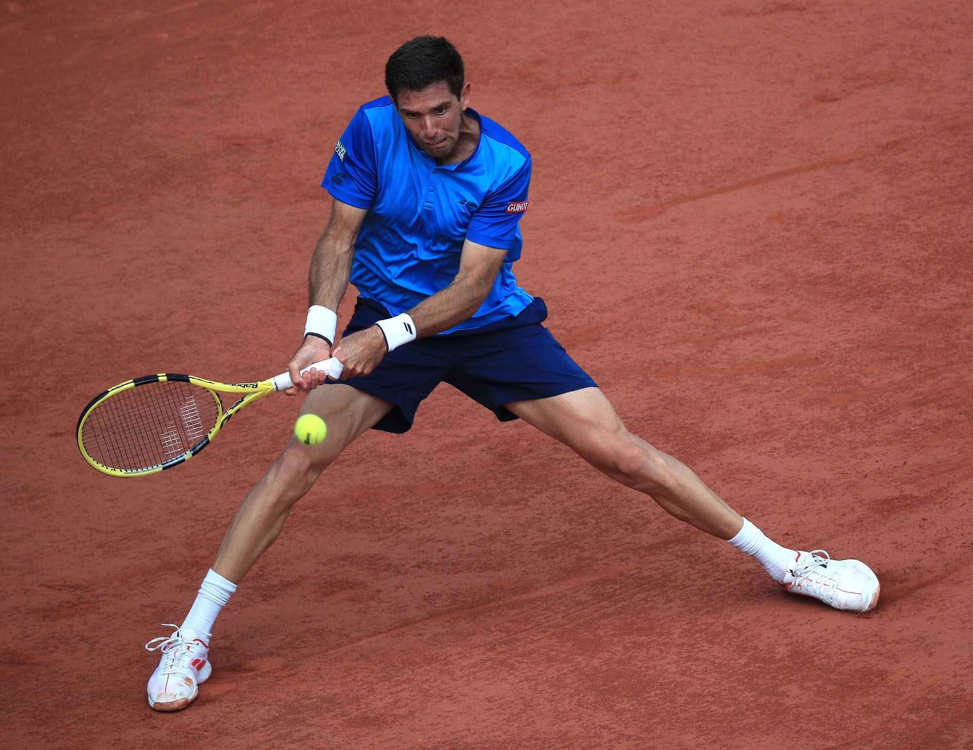 Las imágenes de los octavos de final de Roland Garros entre Alejandro Davidovich y Federico Delbonis