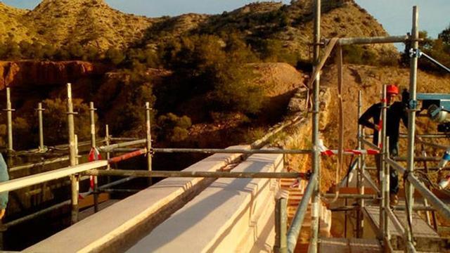 Estado de las obras en enero 2020.