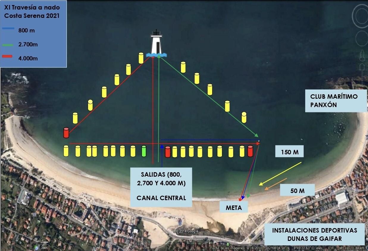 Mapa del recorrido.