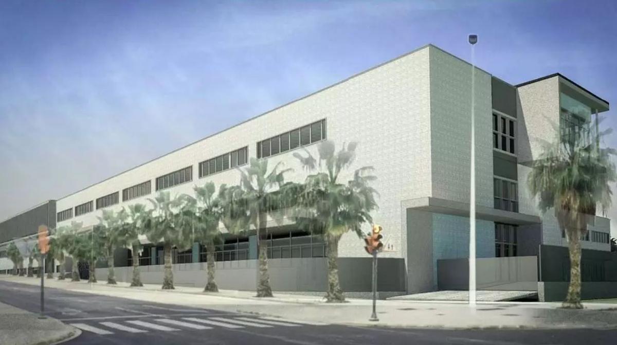 Boceto del proyecto del IES La Patacona, que arrancará las obras en las próximas semanas