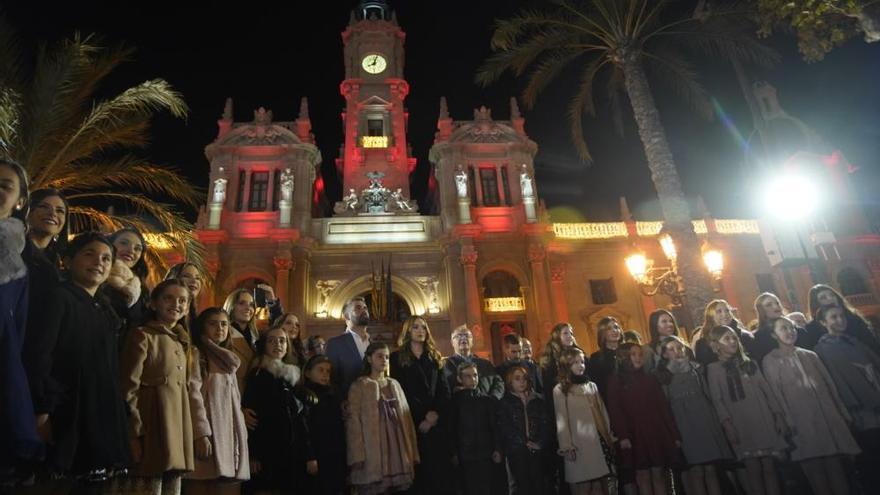 Encendido de las luces de Navidad en València