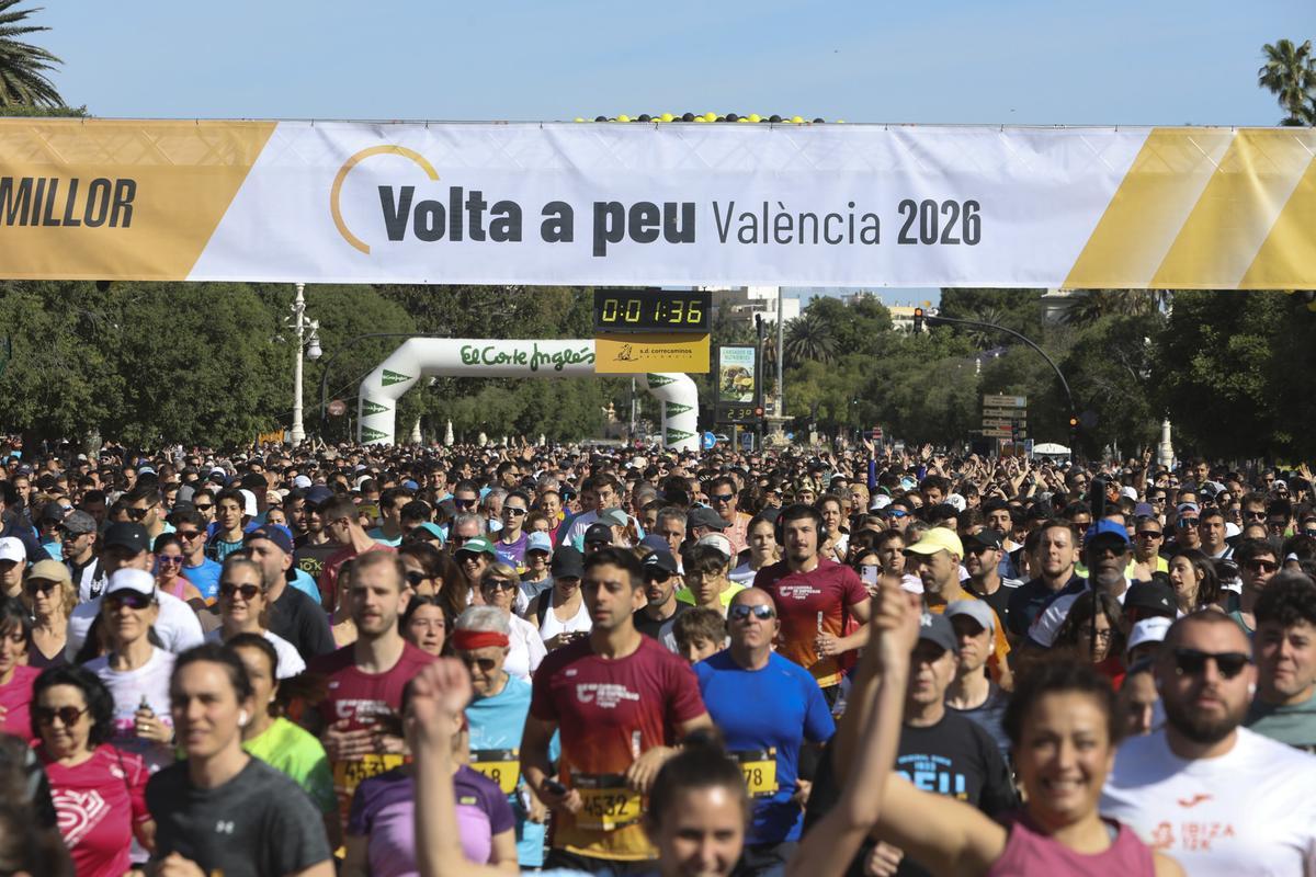10000 corredores se dan cita en la Volta a Peu 2026 10000 corredores se dan cita en la Volta a Peu 2026