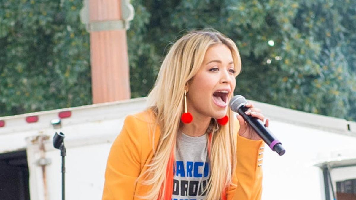Rita Ora en la 'March for our lives'