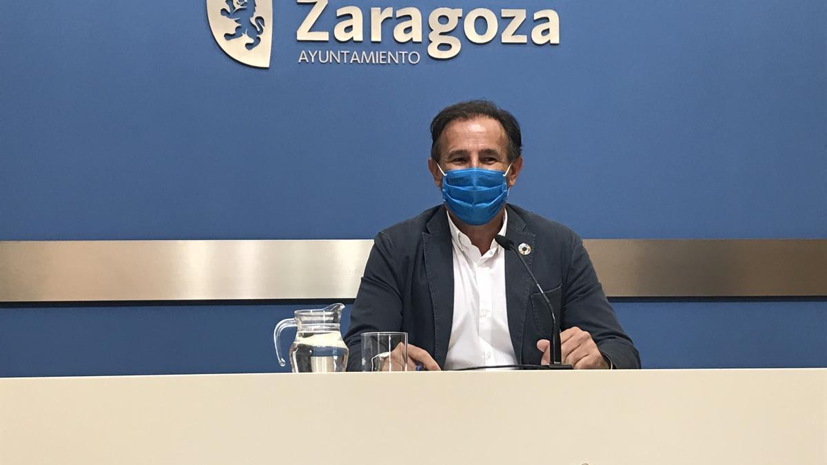 El concejal de Acción Social en el Ayuntamiento de Zaragoza, Ángel Lorén.