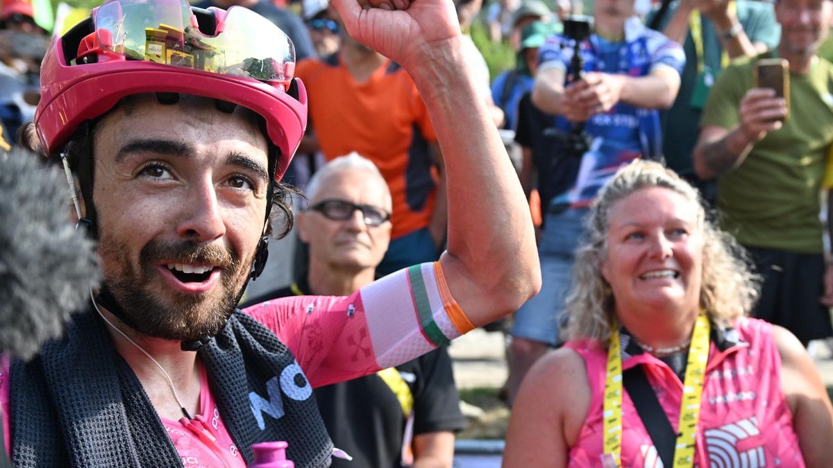 Ben Healy, nuevo maillot amarillo en esta etapa 10