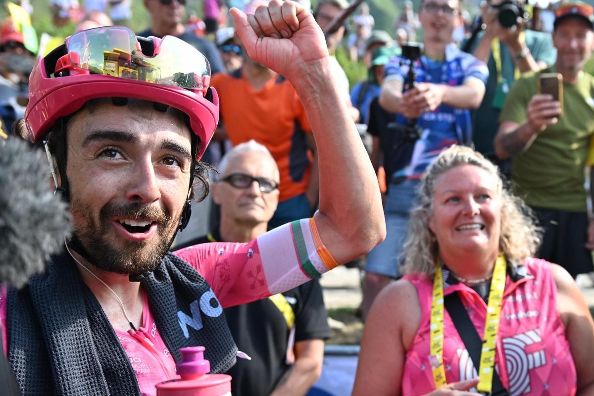 Ben Healy, nuevo maillot amarillo en esta etapa 10