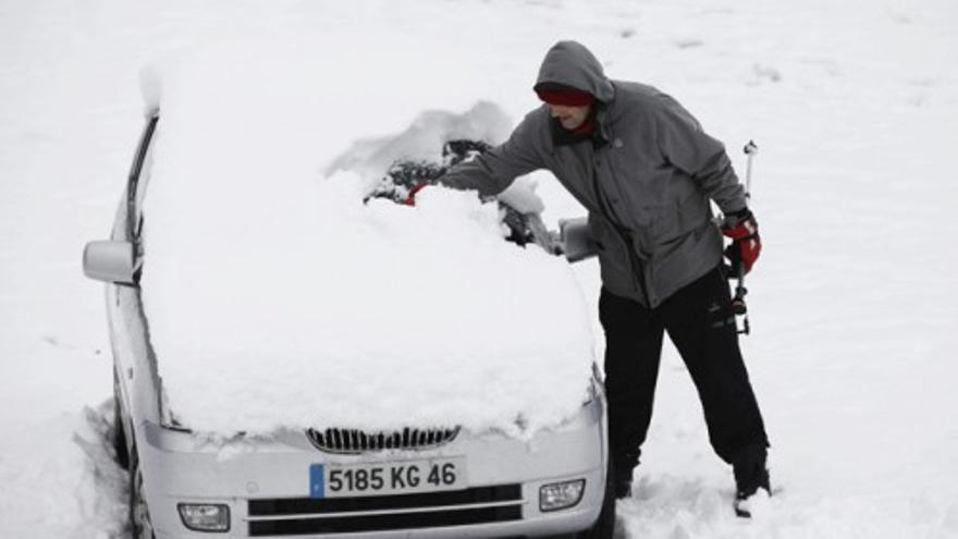 Alerta por frío y nieve en media España