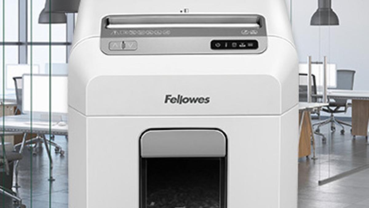 La trituradora de Fellowes es ideal para cualquier oficina.