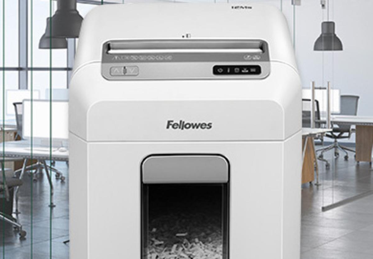 La trituradora de Fellowes es ideal para cualquier oficina.