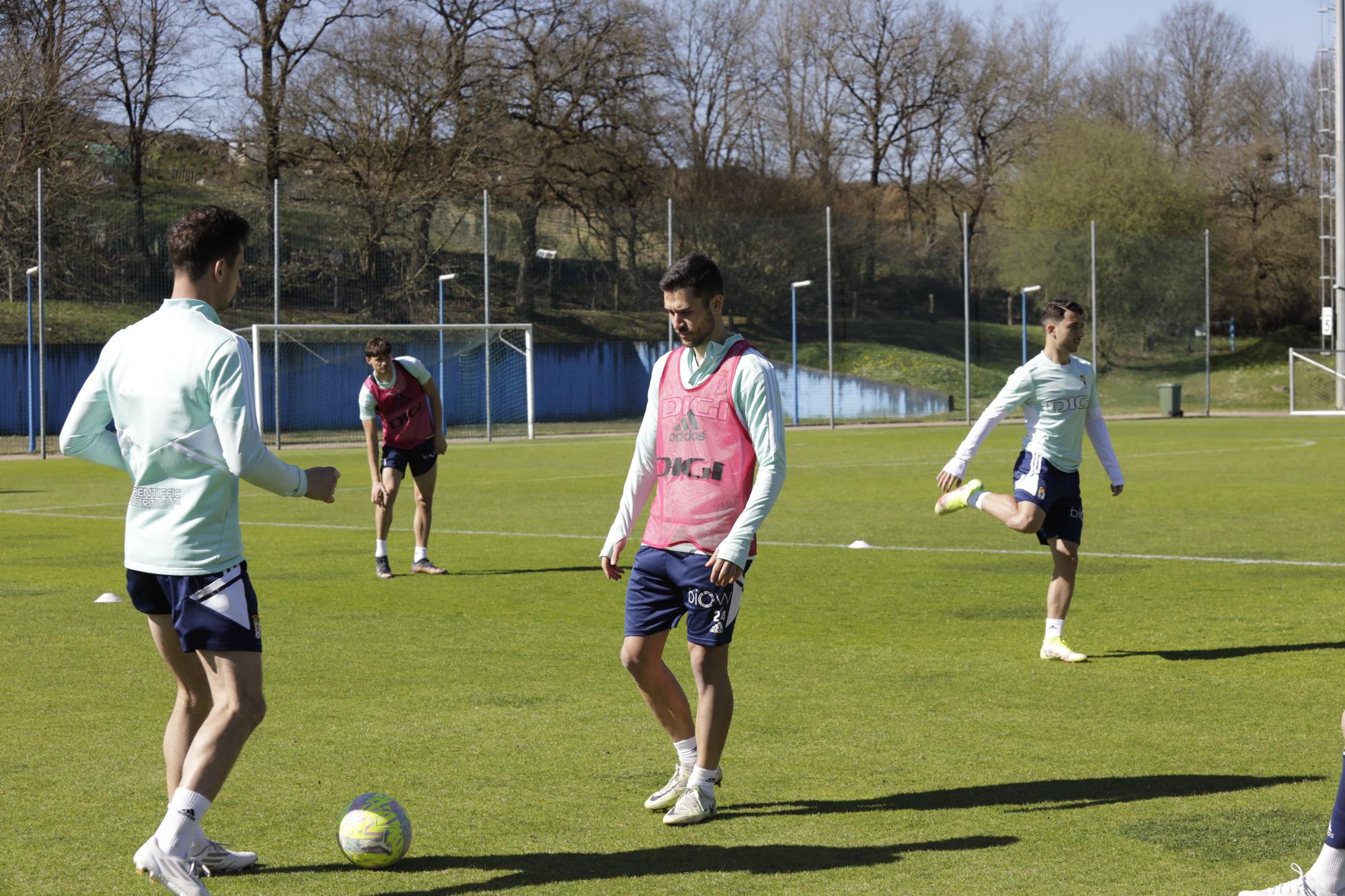 EN IMÁGENES: el entrenamiento del Oviedo