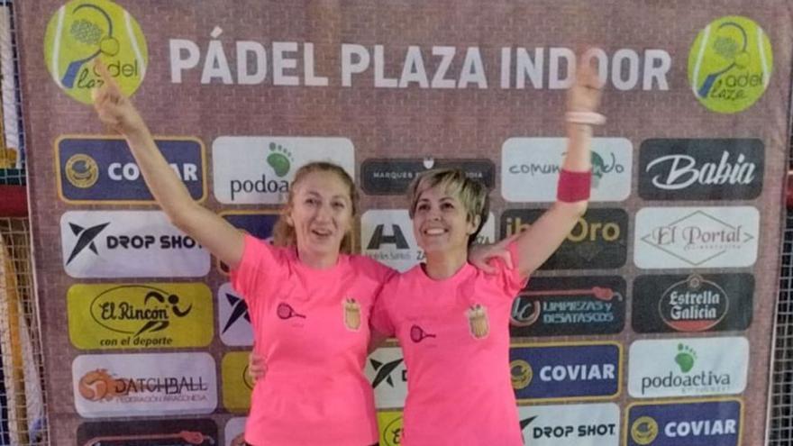 Las galluranas Ana Echegoyen y Marian Izquierdo triunfan en pádel