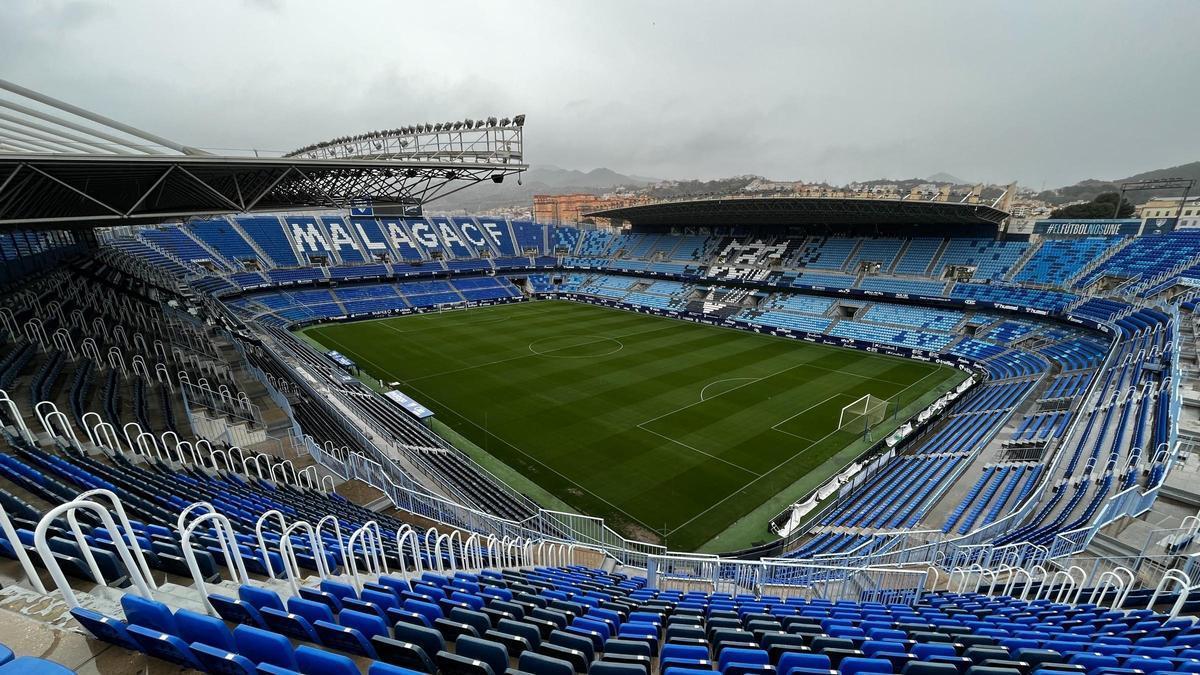 Estadio La Rosaleda.