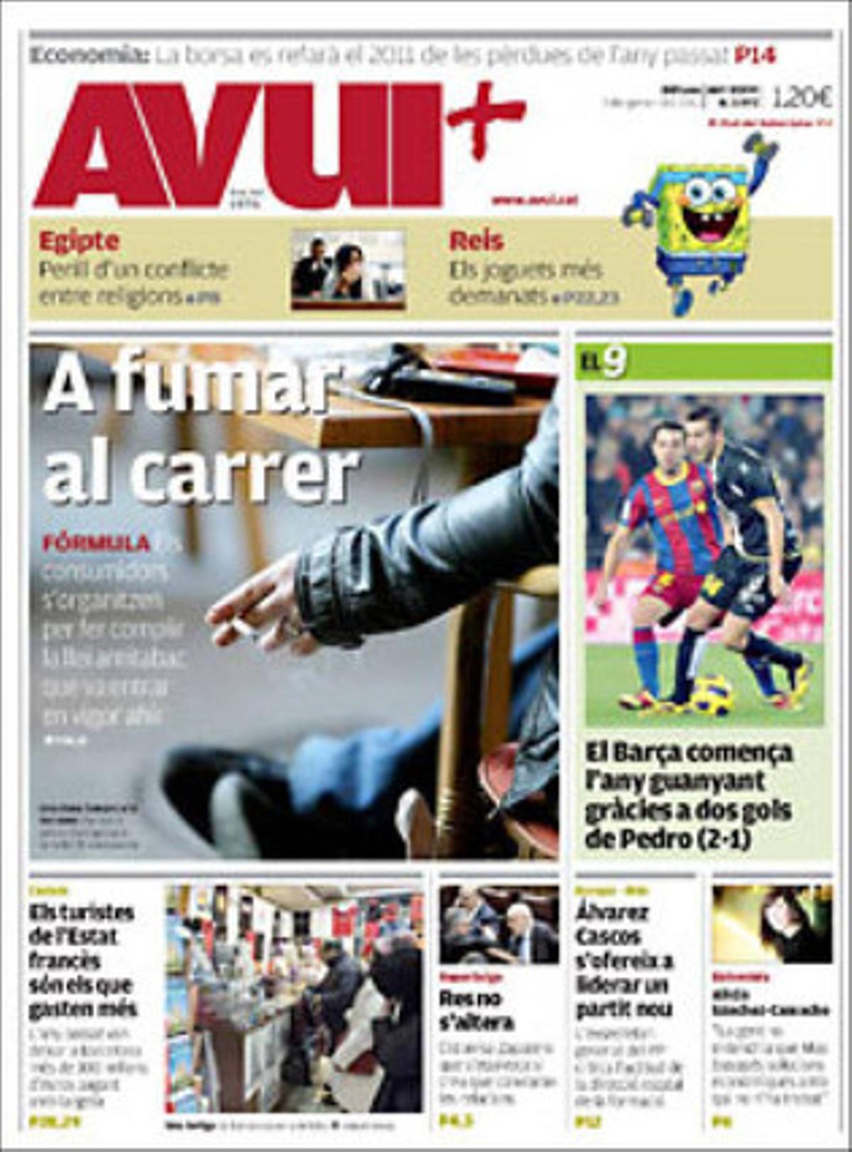 ’Avui’ destaca a més que el xenòfob Josep Anglada només s’alegra del naixement del primer bebè no musulmà del 2011 a Catalunya.