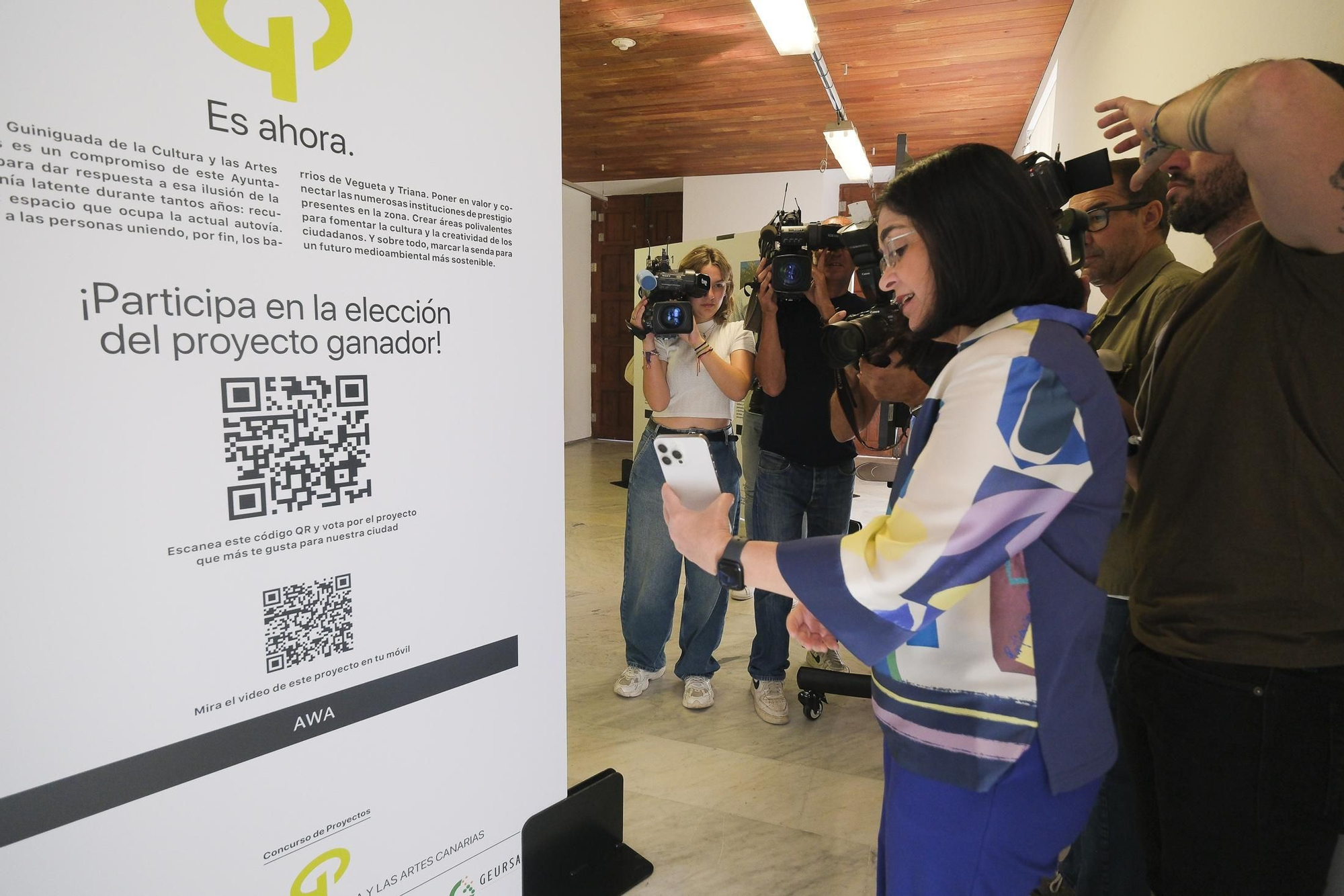 Presentación de anteproyectos finalistas del paseo Guiniguada
