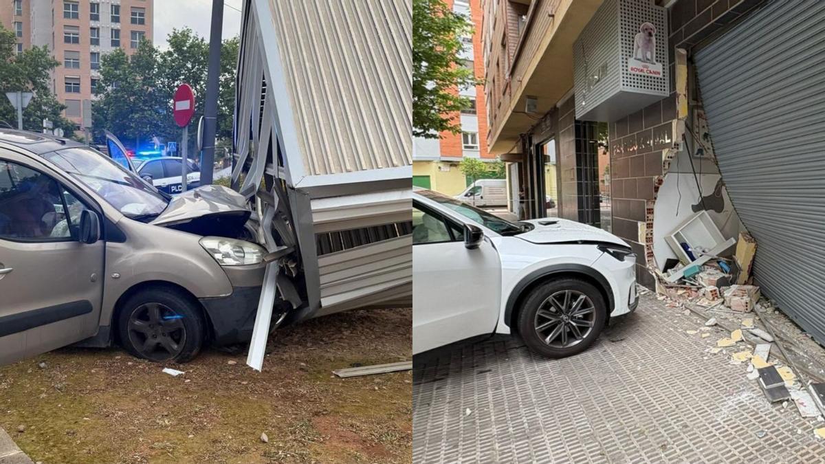 Los aparatosos accidentes que han sacudido Castelló en menos de 48 horas: todos los detalles