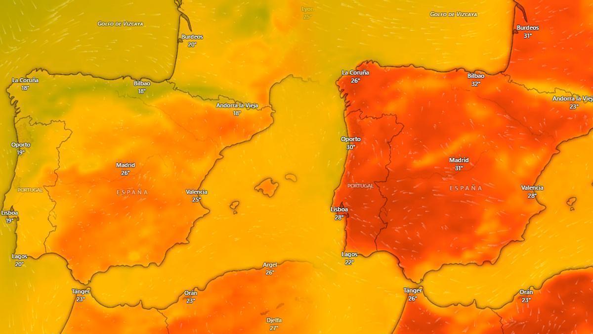 Calor de hasta 40 grados, fuerte viento o mala mar activan avisos en cuatro comunidades.