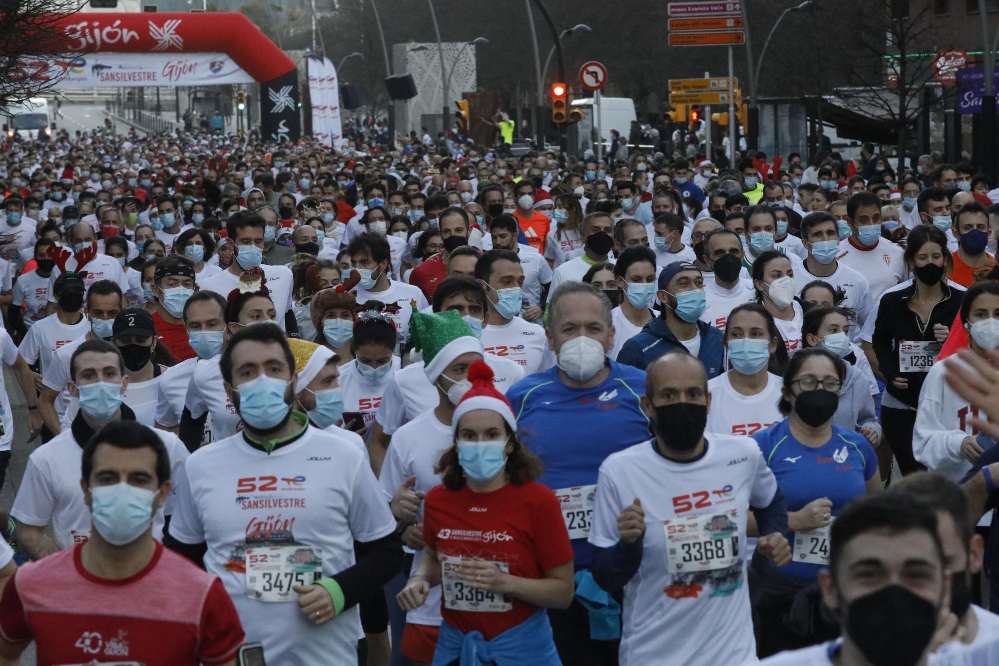 En imágenes: Así ha sido la victoria de Bakkali en la San Silvestre de Gijón