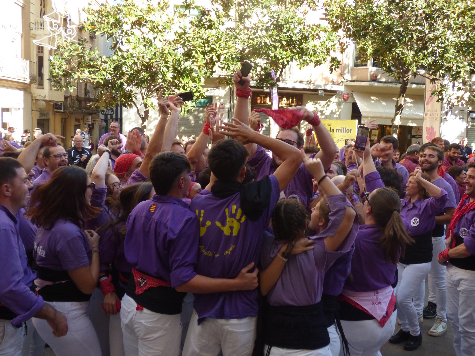 Els Merlots de Figueres celebren el final de temporada acompanyats de la Colla Jove de Barcelona i els Maduixots