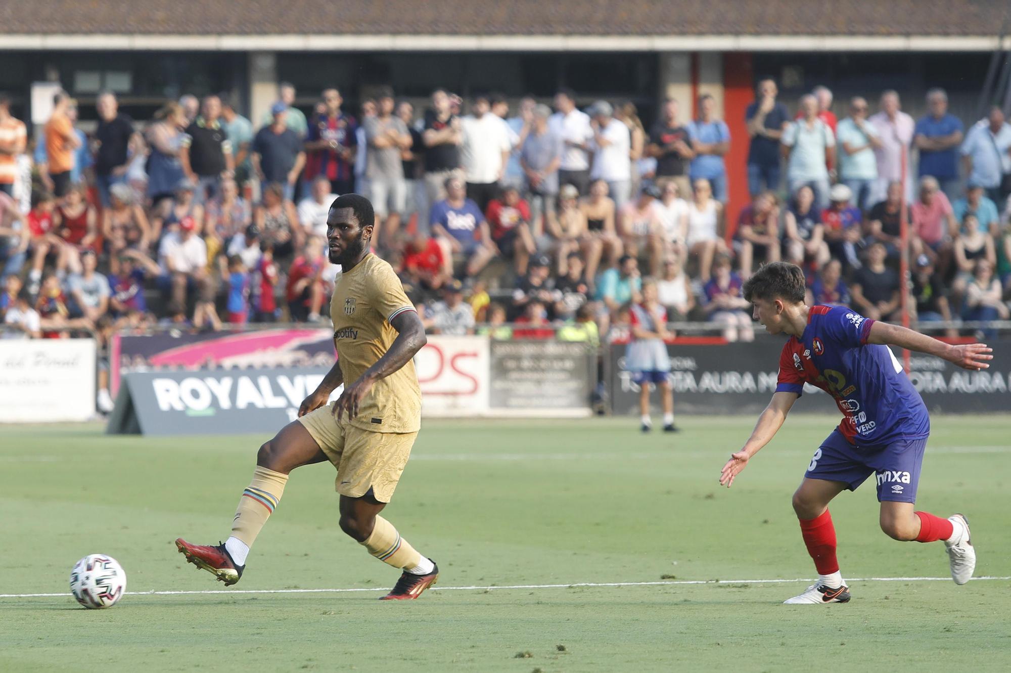 Les imatges de l'Olot-Barça