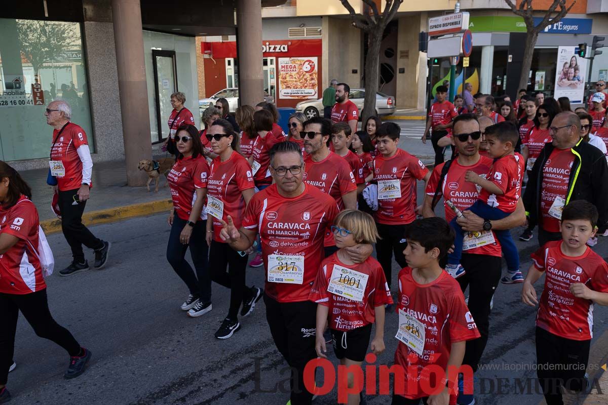 Marcha de la ONG Delwende en Caravaca