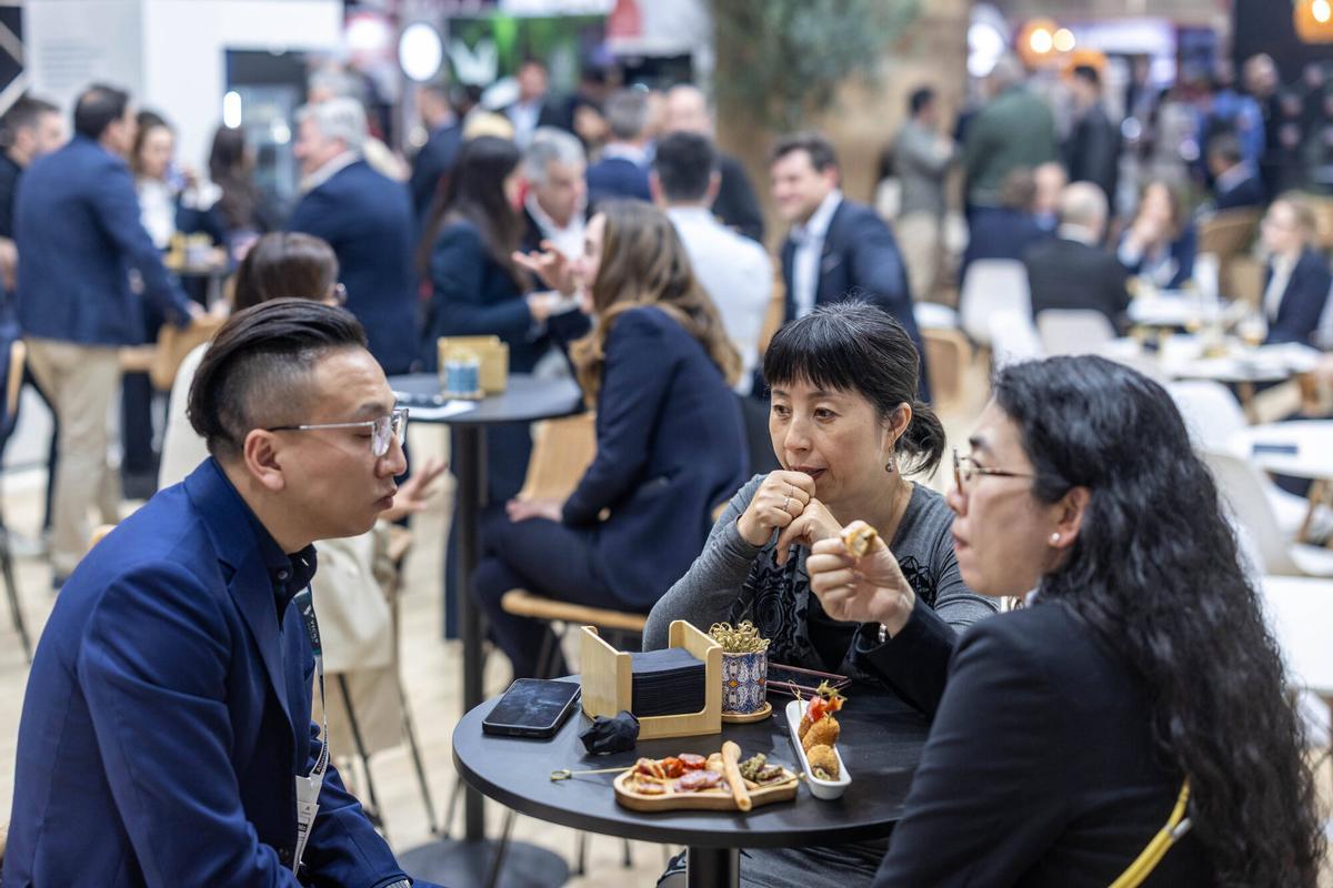 Ambiente en el primer día de Alientaria en la Fira de Barcelona