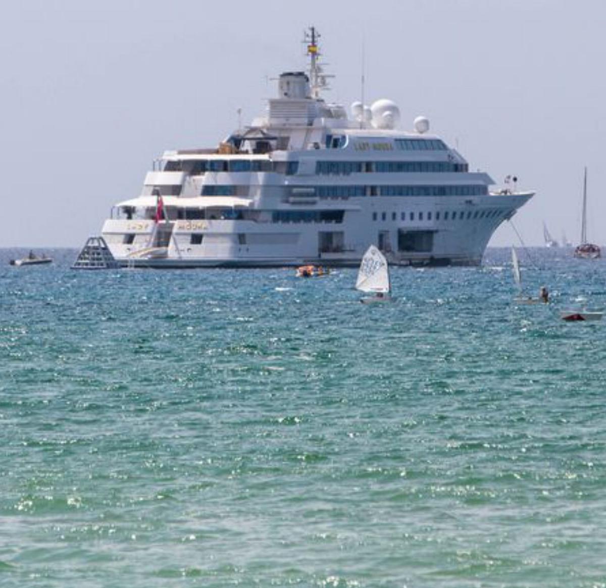 El yate ‘Lady Moura’.